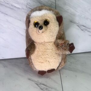 TY Beanie Boos‎ Velvet IDA the Hedgehog 6"  With Glitter Eyes Stuffed Plush Toy